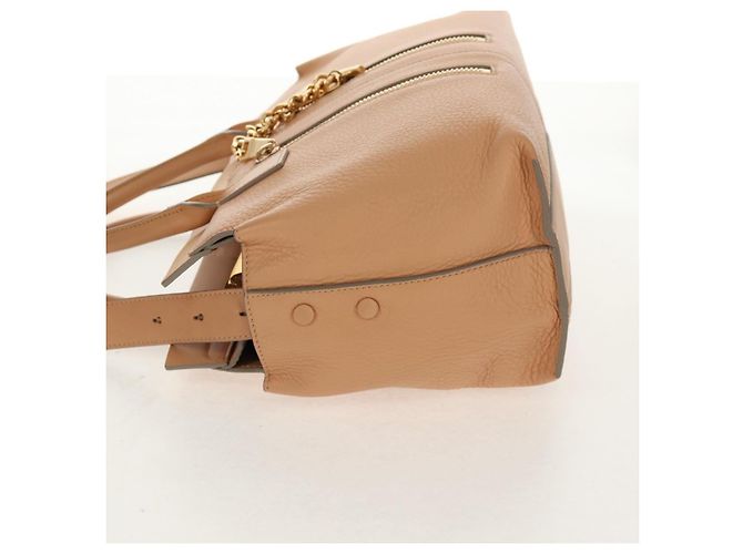 Chloé Borsa a mano in pelle Chloe Kate 2 in 1 Beige Oro Auth BA8784 D'oro - vista 3
