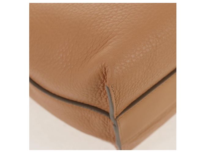 Chloé Borsa a mano in pelle Chloe Kate 2 in 1 Beige Oro Auth BA8784 D'oro - vista 9