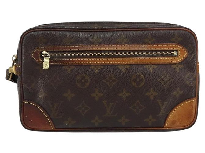 LOUIS VUITTON Monogram Marly Dragonne GM Clutch Bag M51825 LV Auth BA8769 - view 13