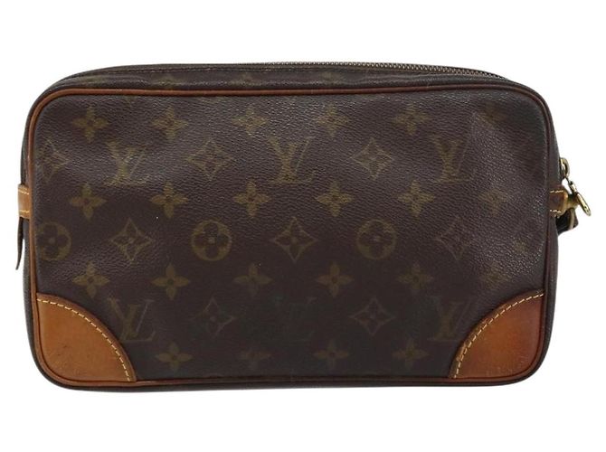 LOUIS VUITTON Monogram Marly Dragonne GM Clutch Bag M51825 LV Auth BA8769 - view 2