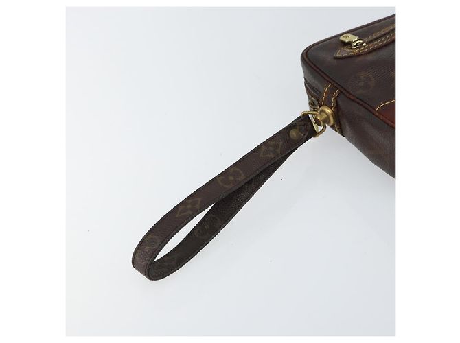 LOUIS VUITTON Monogram Marly Dragonne GM Clutch Bag M51825 LV Auth BA8769 - view 8