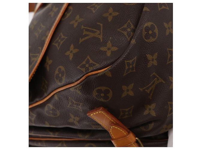 LOUIS VUITTON Borsa a Spalla Monogram Saumur 35 M42254 LV Auth ka812 Monogramma - vista 14