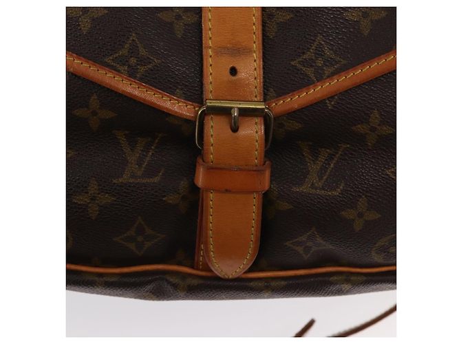 LOUIS VUITTON Borsa a Spalla Monogram Saumur 35 M42254 LV Auth ka812 Monogramma - vista 21