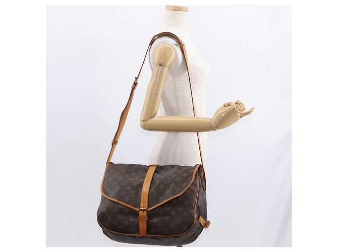LOUIS VUITTON Borsa a Spalla Monogram Saumur 35 M42254 LV Auth ka812 Monogramma - vista 31