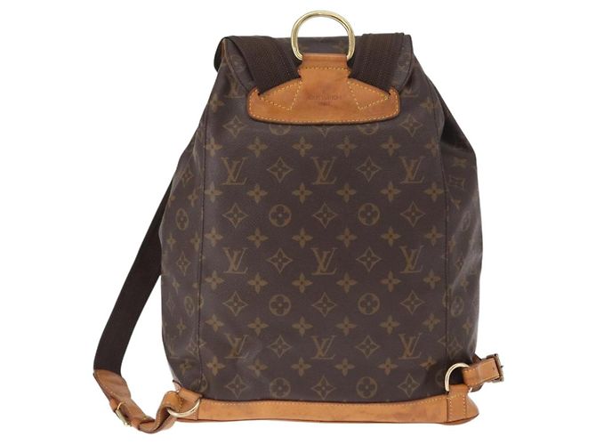 LOUIS VUITTON Monogram Montsouris GM Rucksack M51135 LV Auth 155672 Monogramm - Ansicht 2