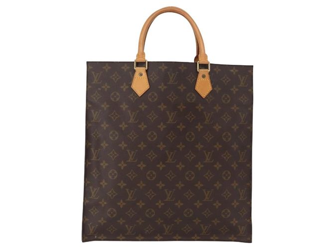 LOUIS VUITTON Monogram Sac Plat Handtasche M51140 LV Auth 156565 Monogramm - Ansicht 2