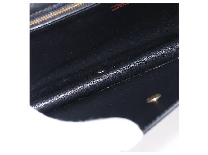 LOUIS VUITTON Clutch Epi Montaigne 27 Nero M52652 LV Auth ep12214 - vista 10
