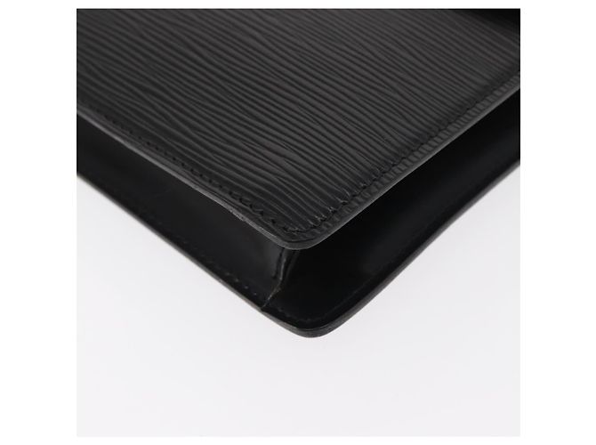 LOUIS VUITTON Clutch Epi Montaigne 27 Nero M52652 LV Auth ep12214 - vista 14