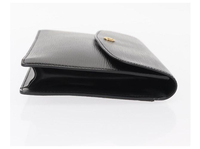 LOUIS VUITTON Clutch Epi Montaigne 27 Nero M52652 LV Auth ep12214 - vista 3