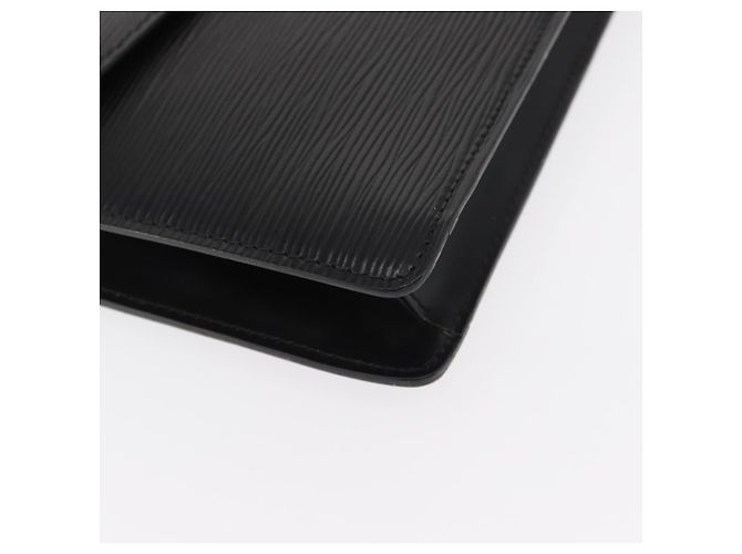 LOUIS VUITTON Clutch Epi Montaigne 27 Nero M52652 LV Auth ep12214 - vista 7