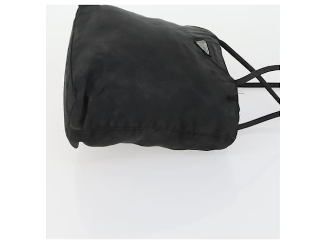 PRADA Borsa a Mano Nylon 3 Pezzi Nera Auth 151495 Nero - vista 11