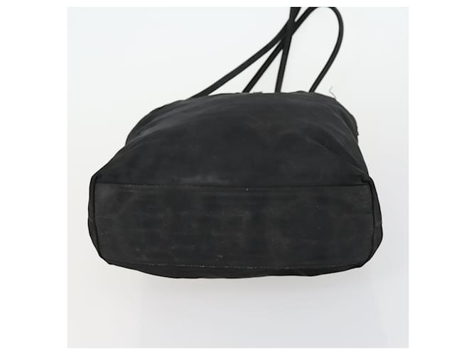 PRADA Borsa a Mano Nylon 3 Pezzi Nera Auth 151495 Nero - vista 14