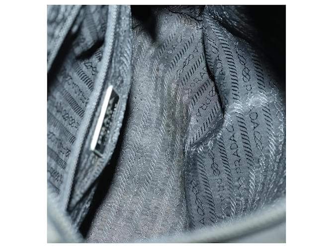 PRADA Borsa a Mano Nylon 3 Pezzi Nera Auth 151495 Nero - vista 15