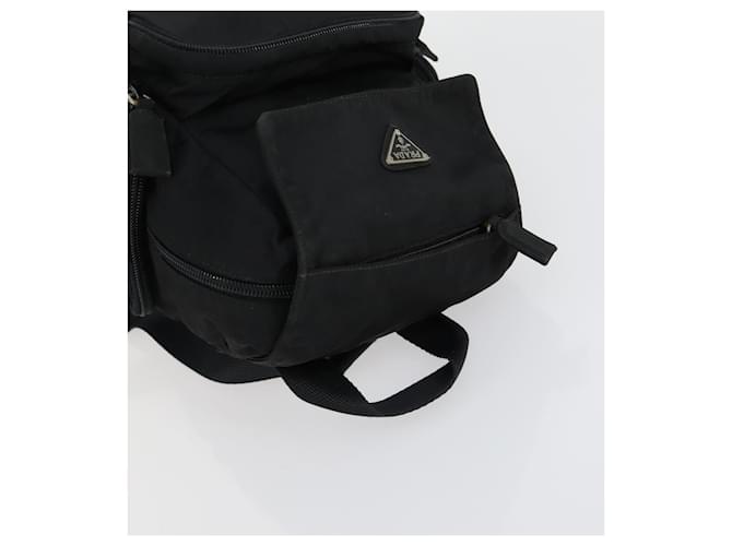 PRADA Borsa a Mano Nylon 3 Pezzi Nera Auth 151495 Nero - vista 19