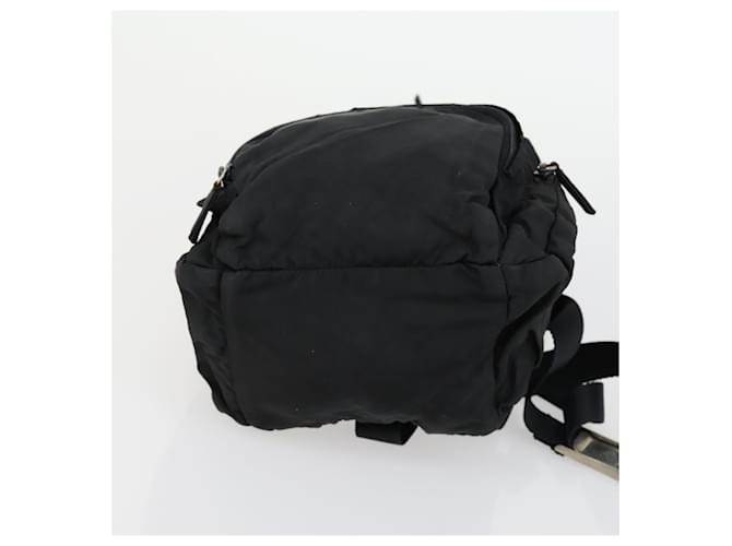 PRADA Borsa a Mano Nylon 3 Pezzi Nera Auth 151495 Nero - vista 21