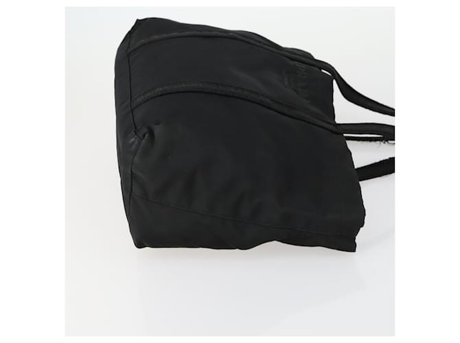 PRADA Borsa a Mano Nylon 3 Pezzi Nera Auth 151495 Nero - vista 4