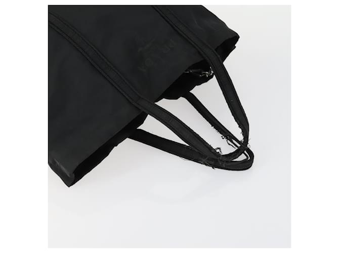 PRADA Borsa a Mano Nylon 3 Pezzi Nera Auth 151495 Nero - vista 5