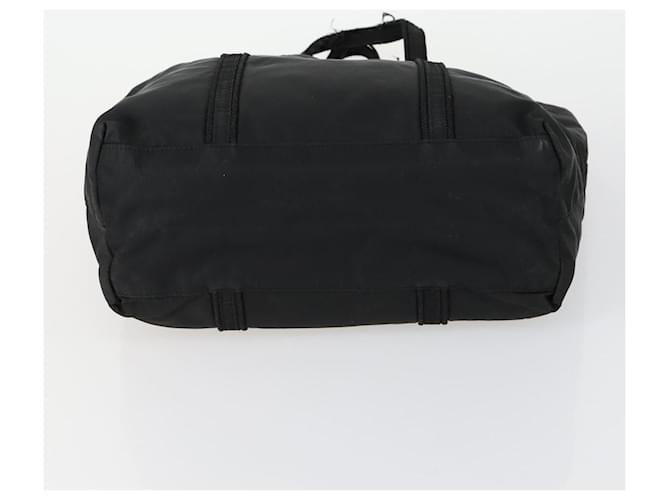 PRADA Borsa a Mano Nylon 3 Pezzi Nera Auth 151495 Nero - vista 7