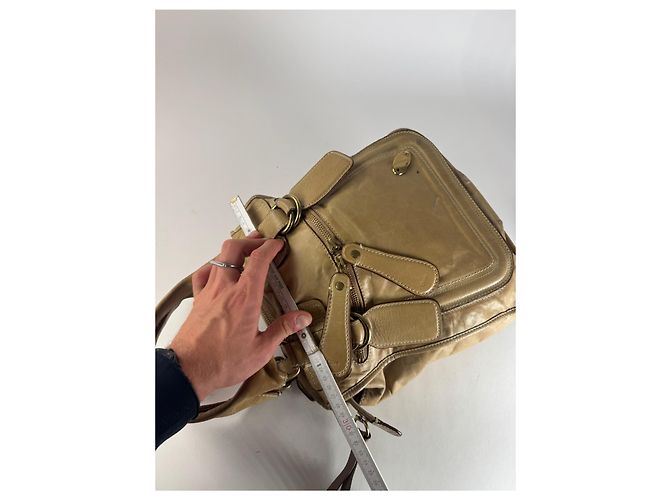 Chloé Vintage Chloe Lederhandtasche Beige - Ansicht 10