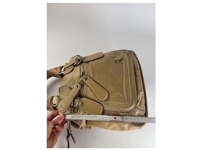 Chloé Vintage Chloe Lederhandtasche Beige - Ansicht 11