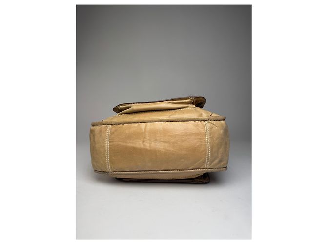 Chloé Vintage Chloe Lederhandtasche Beige - Ansicht 12