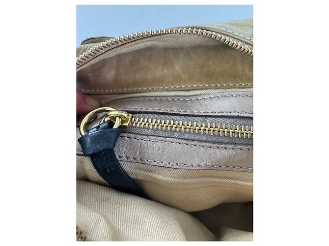 Chloé Vintage Chloe Lederhandtasche Beige - Ansicht 4