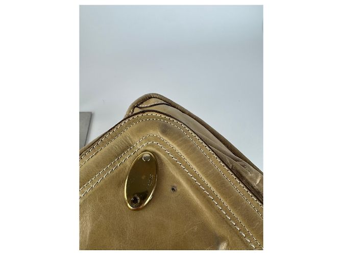 Chloé Vintage Chloe Lederhandtasche Beige - Ansicht 9