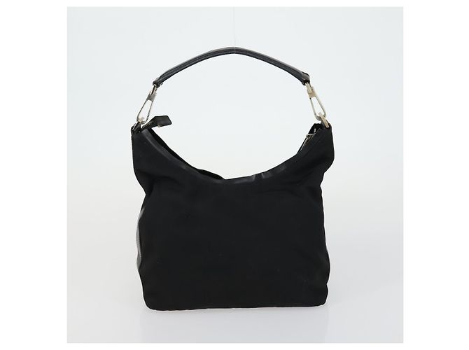 Borsa a Spalla GG Canvas Gucci Nylon 3 Pezzi Nera Auth 151641 Nero - vista 10