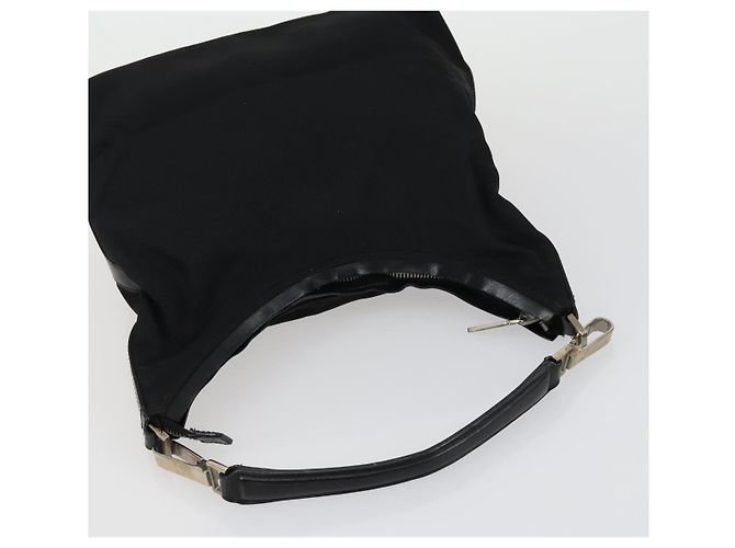 Borsa a Spalla GG Canvas Gucci Nylon 3 Pezzi Nera Auth 151641 Nero - vista 12