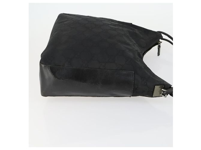 Borsa a Spalla GG Canvas Gucci Nylon 3 Pezzi Nera Auth 151641 Nero - vista 4