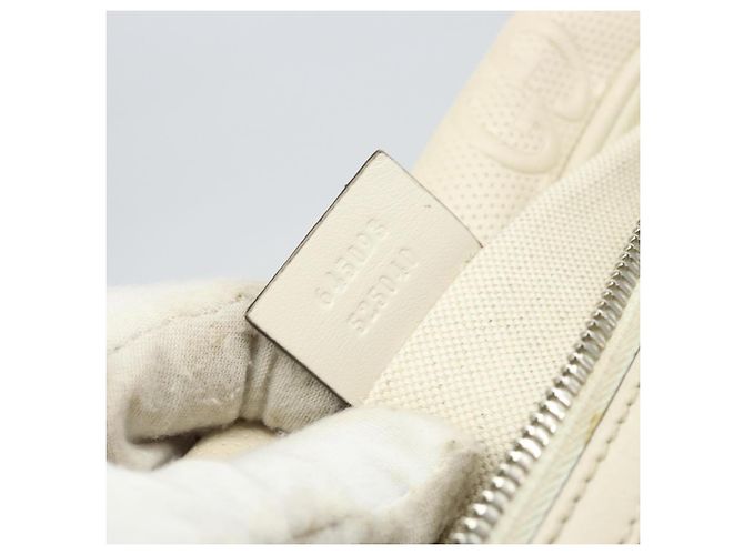 Marsupio GG Supreme Gucci Bianco Argento 645093 Auth BA8839 - vista 12