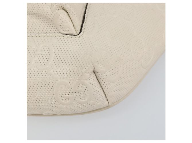 Marsupio GG Supreme Gucci Bianco Argento 645093 Auth BA8839 - vista 9