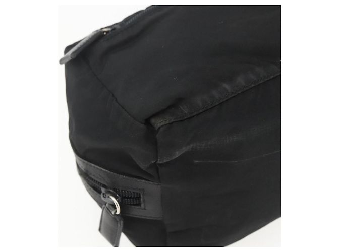 Prada Pochette in Nylon e Pelle Nera Auth bs31961 Nero - vista 14