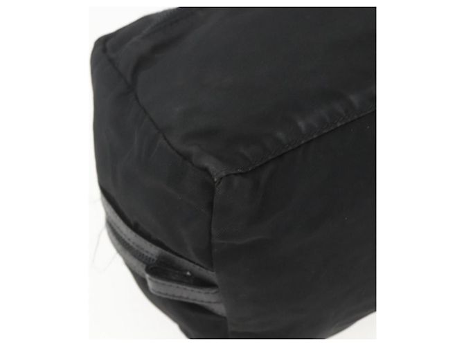 Prada Pochette in Nylon e Pelle Nera Auth bs31961 Nero - vista 16