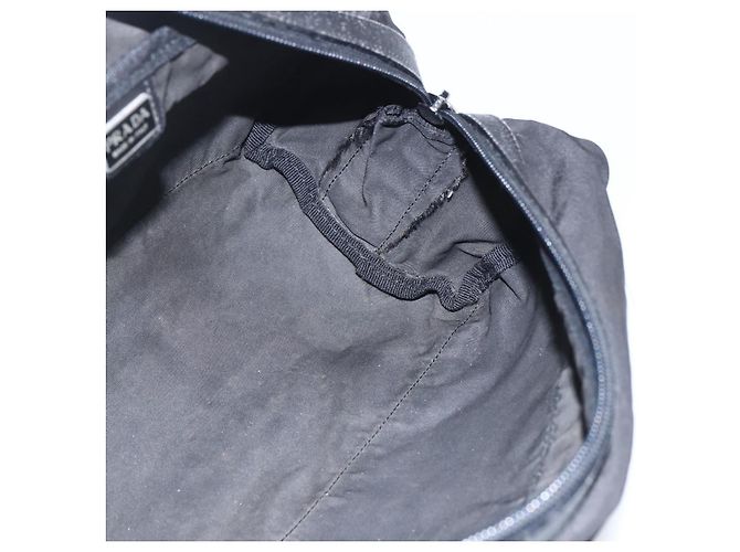 Prada Pochette in Nylon e Pelle Nera Auth bs31961 Nero - vista 18