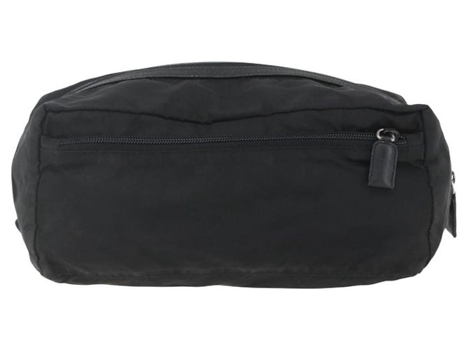 Prada Pochette in Nylon e Pelle Nera Auth bs31961 Nero - vista 2