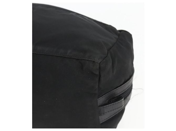 Prada Pochette in Nylon e Pelle Nera Auth bs31961 Nero - vista 7