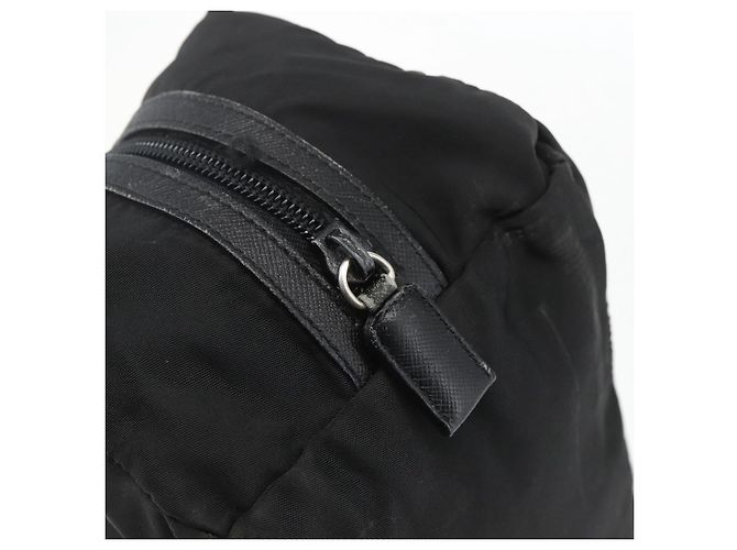 Prada Pochette in Nylon e Pelle Nera Auth bs31961 Nero - vista 8