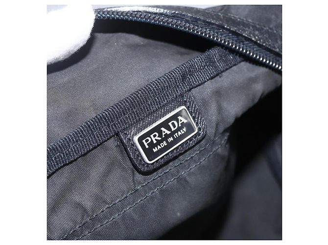 Prada Pochette in Nylon e Pelle Nera Auth bs31961 Nero - vista 9