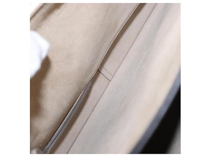 Chloé Borsa a Spalla Chloe Fay in Pelle Scamosciata Beige Oro Auth BA8909 D'oro - vista 11
