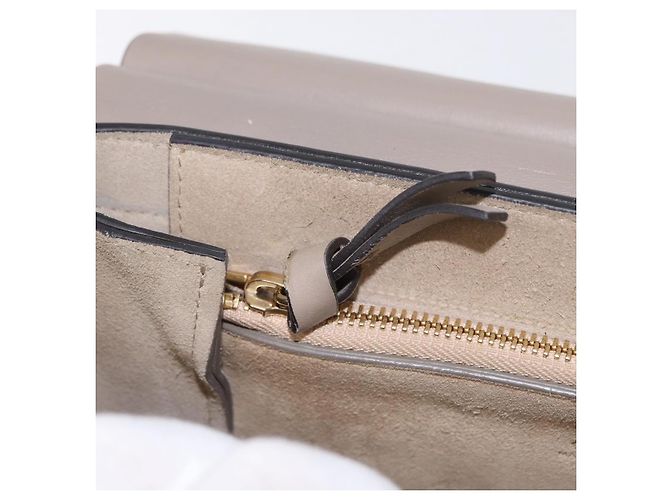 Chloé Borsa a Spalla Chloe Fay in Pelle Scamosciata Beige Oro Auth BA8909 D'oro - vista 25