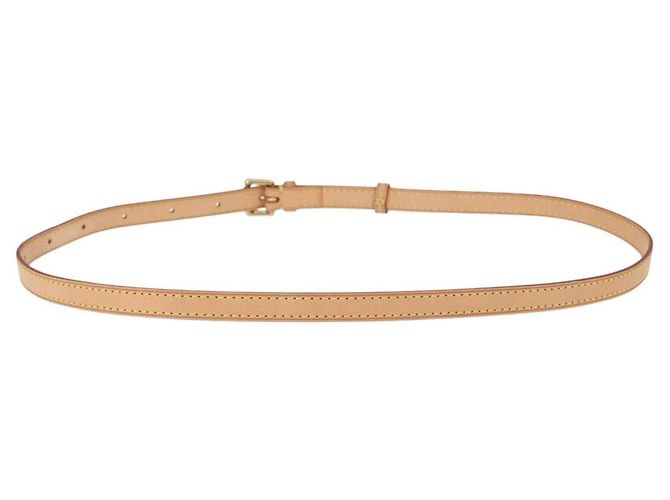 LOUIS VUITTON Ledergürtel 38,2" Beige LV Auth BA9210 - Ansicht 2