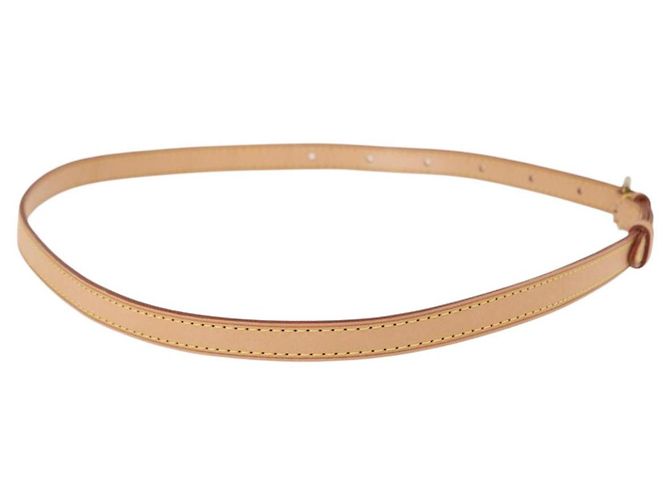 LOUIS VUITTON Ledergürtel 38,2" Beige LV Auth BA9210 - Ansicht 4
