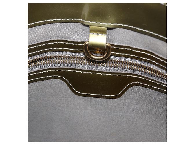 LOUIS VUITTON Borsa Wilshire PM Monogram Vernis Grigio Art Deco M91627 Auth 156778 - vista 10