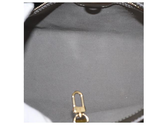 LOUIS VUITTON Borsa Wilshire PM Monogram Vernis Grigio Art Deco M91627 Auth 156778 - vista 11