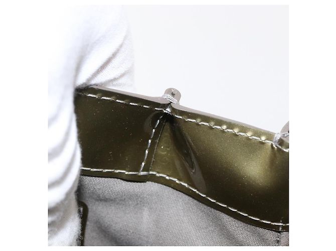 LOUIS VUITTON Borsa Wilshire PM Monogram Vernis Grigio Art Deco M91627 Auth 156778 - vista 12