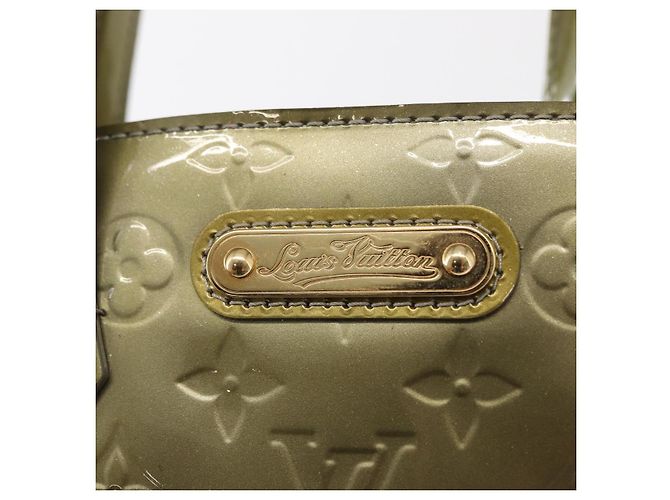 LOUIS VUITTON Borsa Wilshire PM Monogram Vernis Grigio Art Deco M91627 Auth 156778 - vista 17