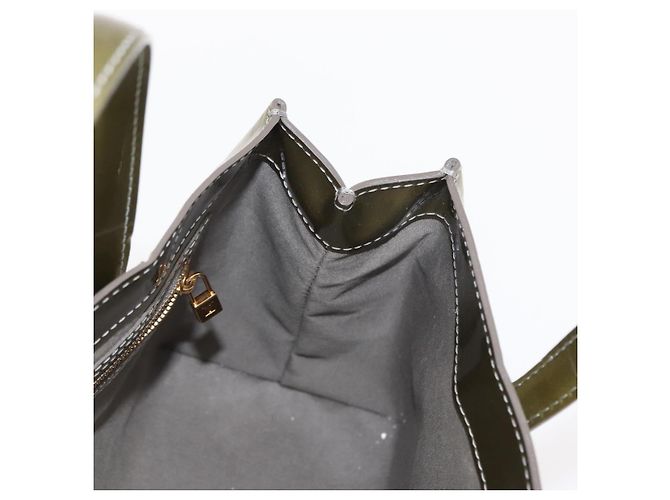 LOUIS VUITTON Borsa Wilshire PM Monogram Vernis Grigio Art Deco M91627 Auth 156778 - vista 18