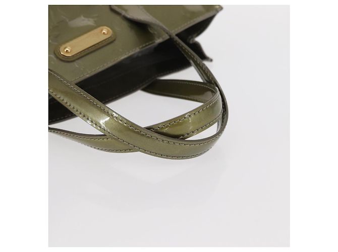 LOUIS VUITTON Borsa Wilshire PM Monogram Vernis Grigio Art Deco M91627 Auth 156778 - vista 7