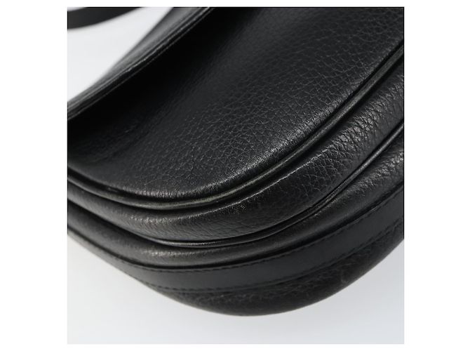 Autre Marque Borsa a Spalla Burberrys in Pelle Nera e Oro Auth ep12303 Nero D'oro - vista 14